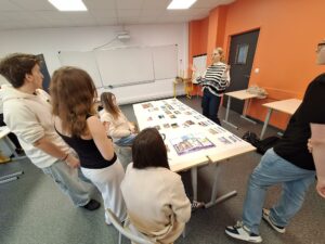 Fresque de l'alimentation dans un lycée pro